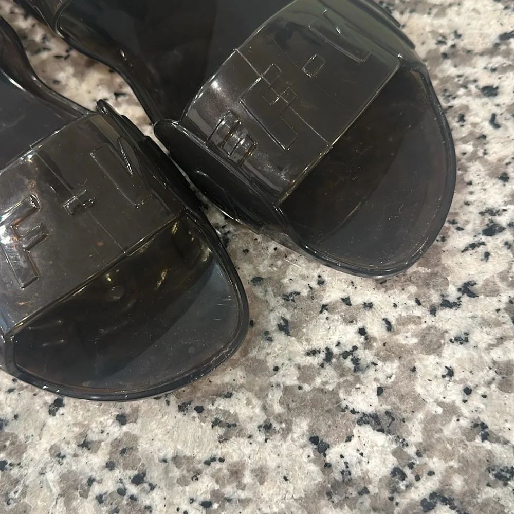 Off-White Transparent Black Sandals - Picture 11 of 17